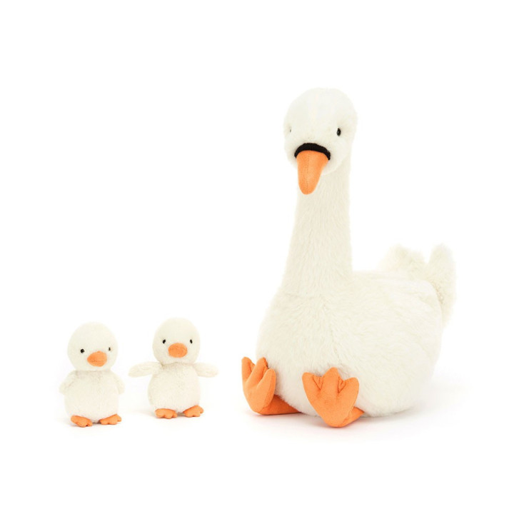 Featherful Swan Peluche Jellycat 39x12x18cm