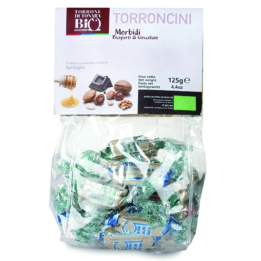 Torroncini morbidi ricoperti cioccolato 125g
