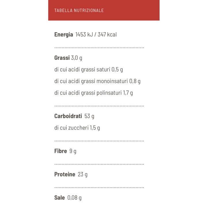 Tagliatelle di lenticchie 250g