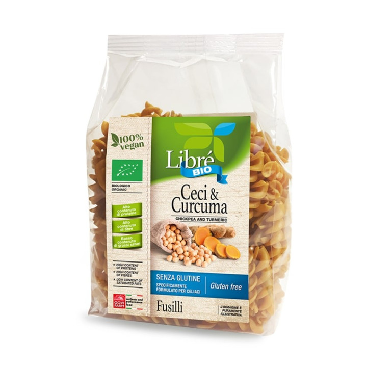 Fusilli di ceci e curcuma 250g
