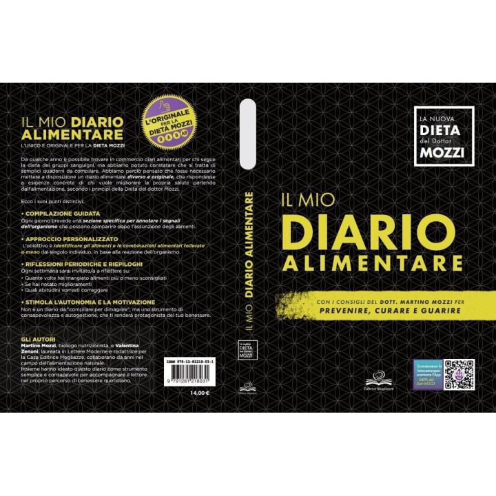 libro "Il mio diario alimentare" di Martino Mozzi