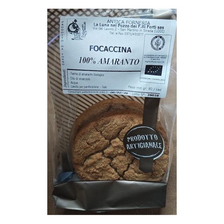 Focacce di quinoa naturalmente senza glutine 240g