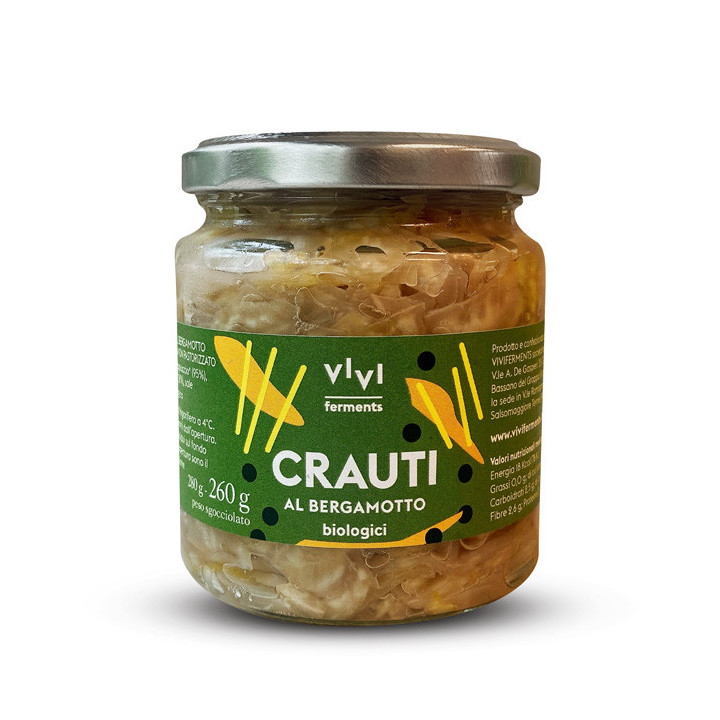 Crauti al bergamotto Fermentato  280g