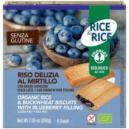 Biscotti di grano saraceno e riso al mirtillo 200g