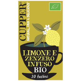 Tè verde con limone e zenzero 20 filtri 50g