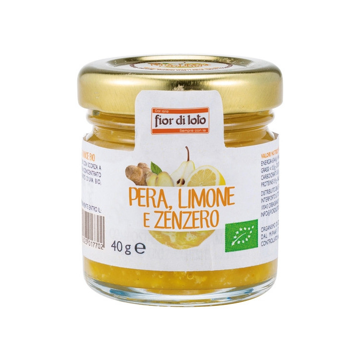 Mini Composta di pere, limoni e zenzero 40g