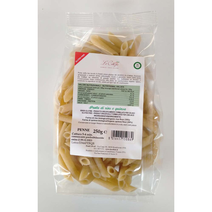 Quinua Real Penne di riso e quinoa 250g