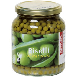Piselli in vetro 350g